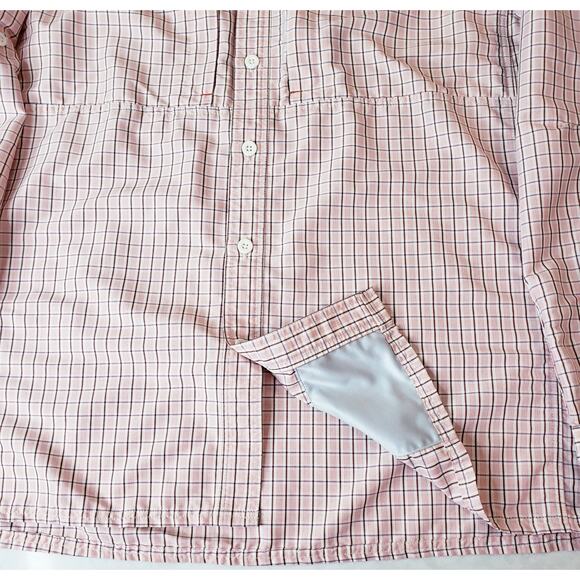 SIMMS Insect Shield L/S Button Up Fishing Shirt Red/Rust (?) Men's Medium ~ VGUC - Picture 7 of 12